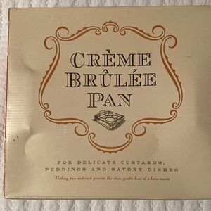NIB Williams Sonoma Crème Brûlée Pan.
